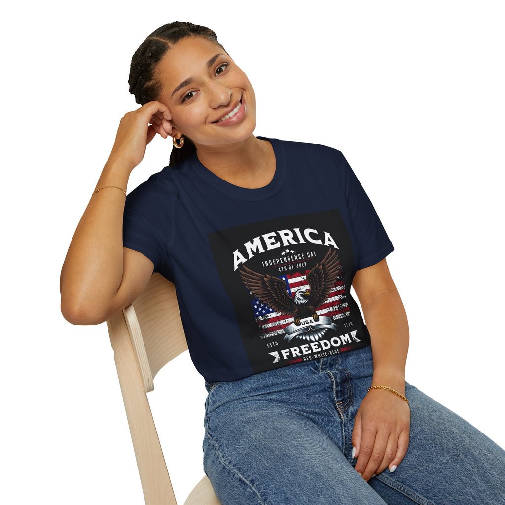 America Eagle T-Shirt — Independence Day Freedom Graphic Tee