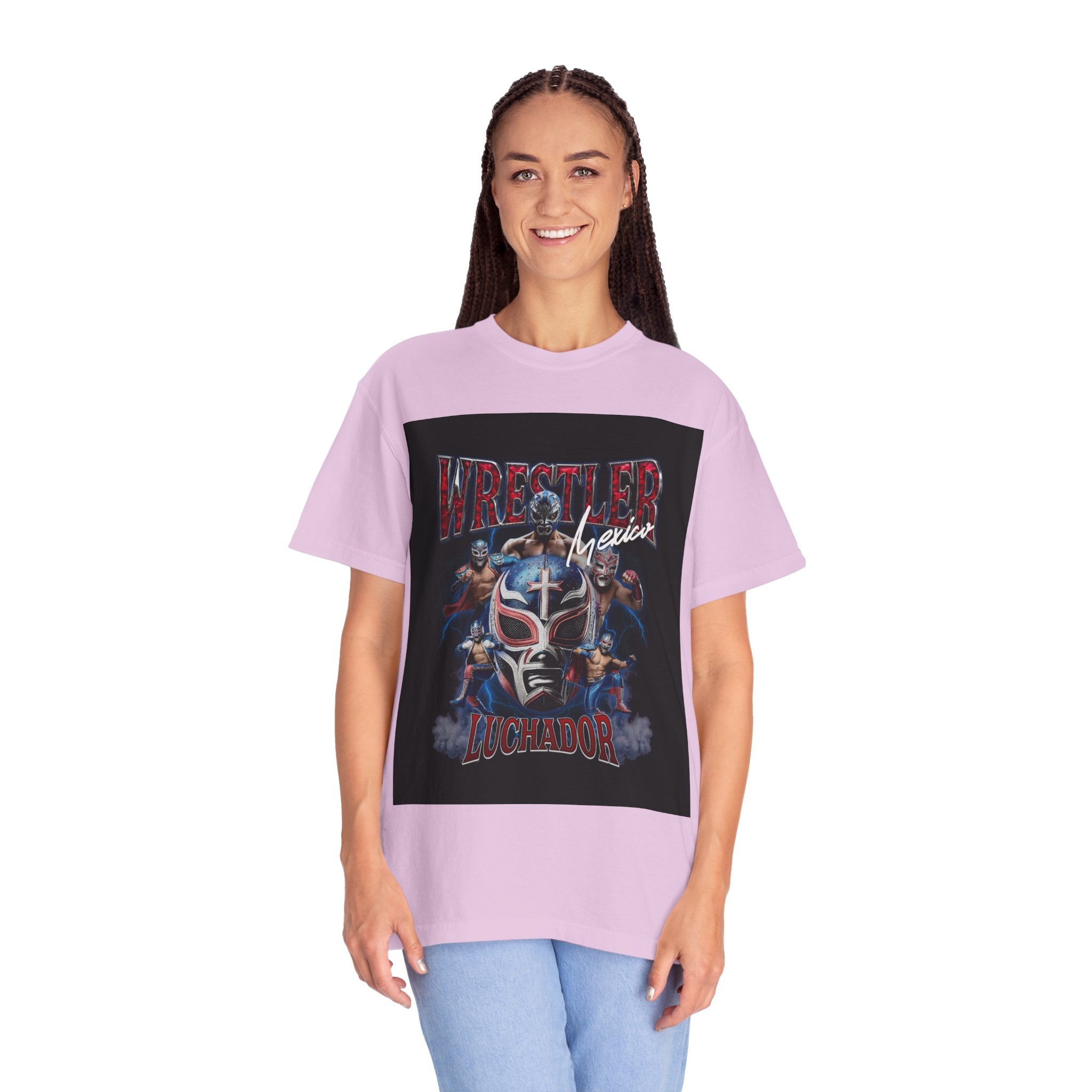 Wrestler Luchador Graphic T-Shirt — Mexican Masked Wrestling Tee