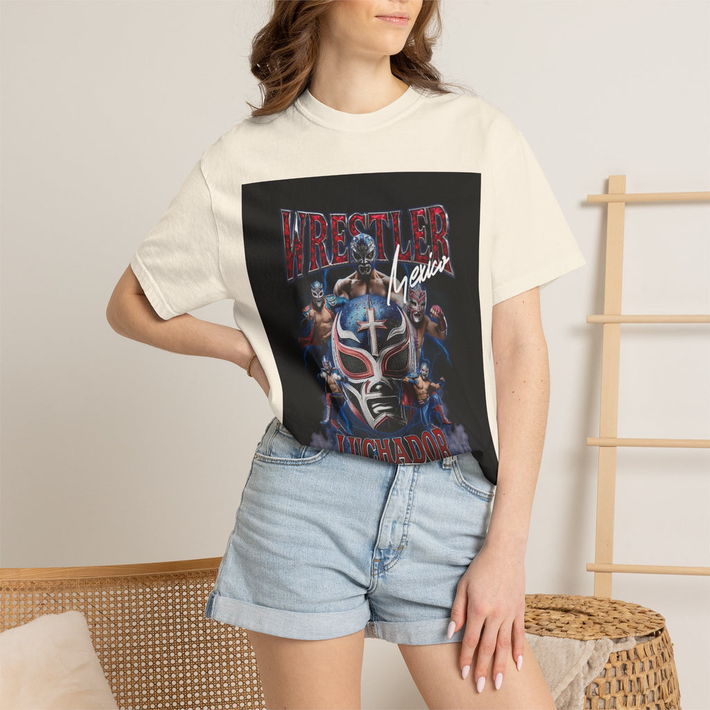 Wrestler Luchador Graphic T-Shirt — Mexican Masked Wrestling Tee