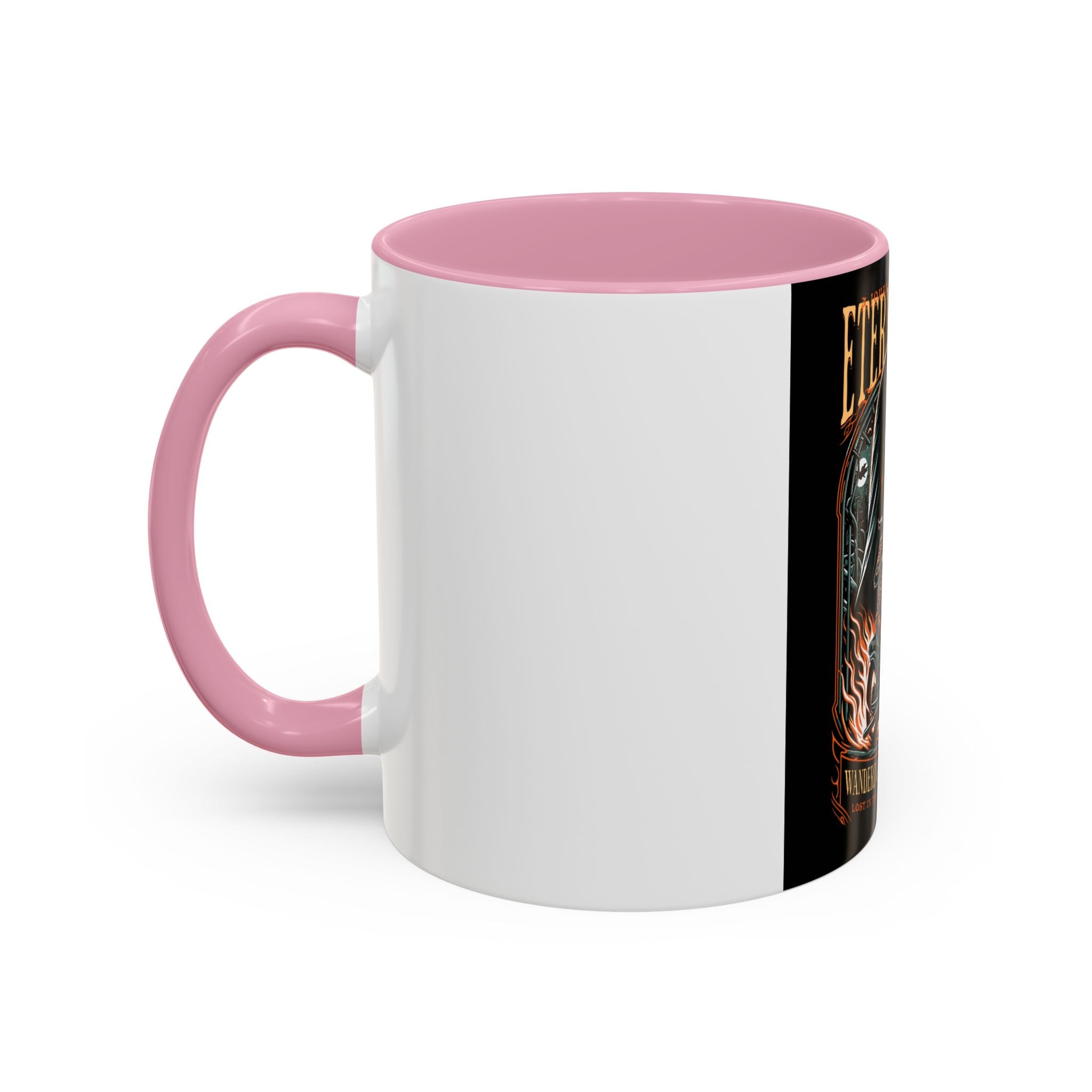 Eternal Exile Skull Biker Mug — Gothic Motorcycle Coffee Cup (11oz/15oz)