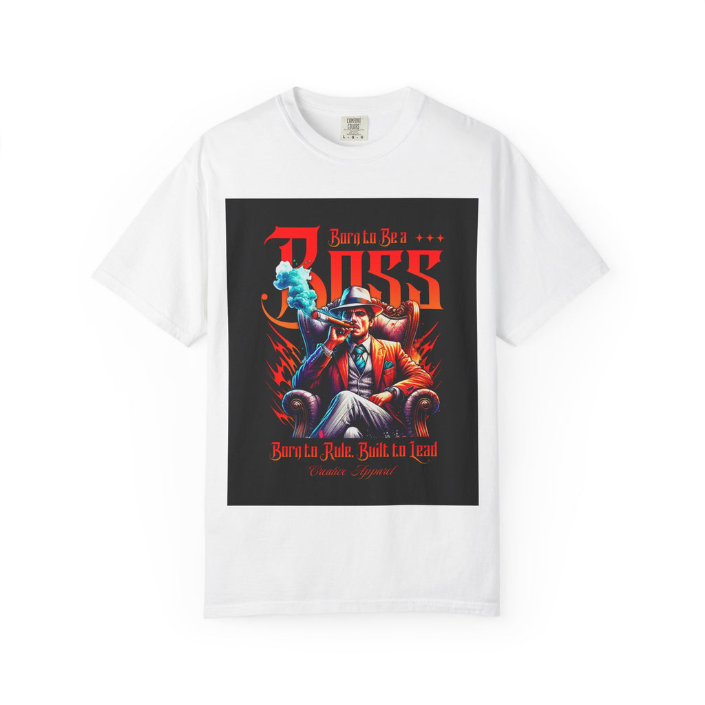 Boss Vintage Graphic T-Shirt — "Born to Be a Boss" Retro Mafia Design