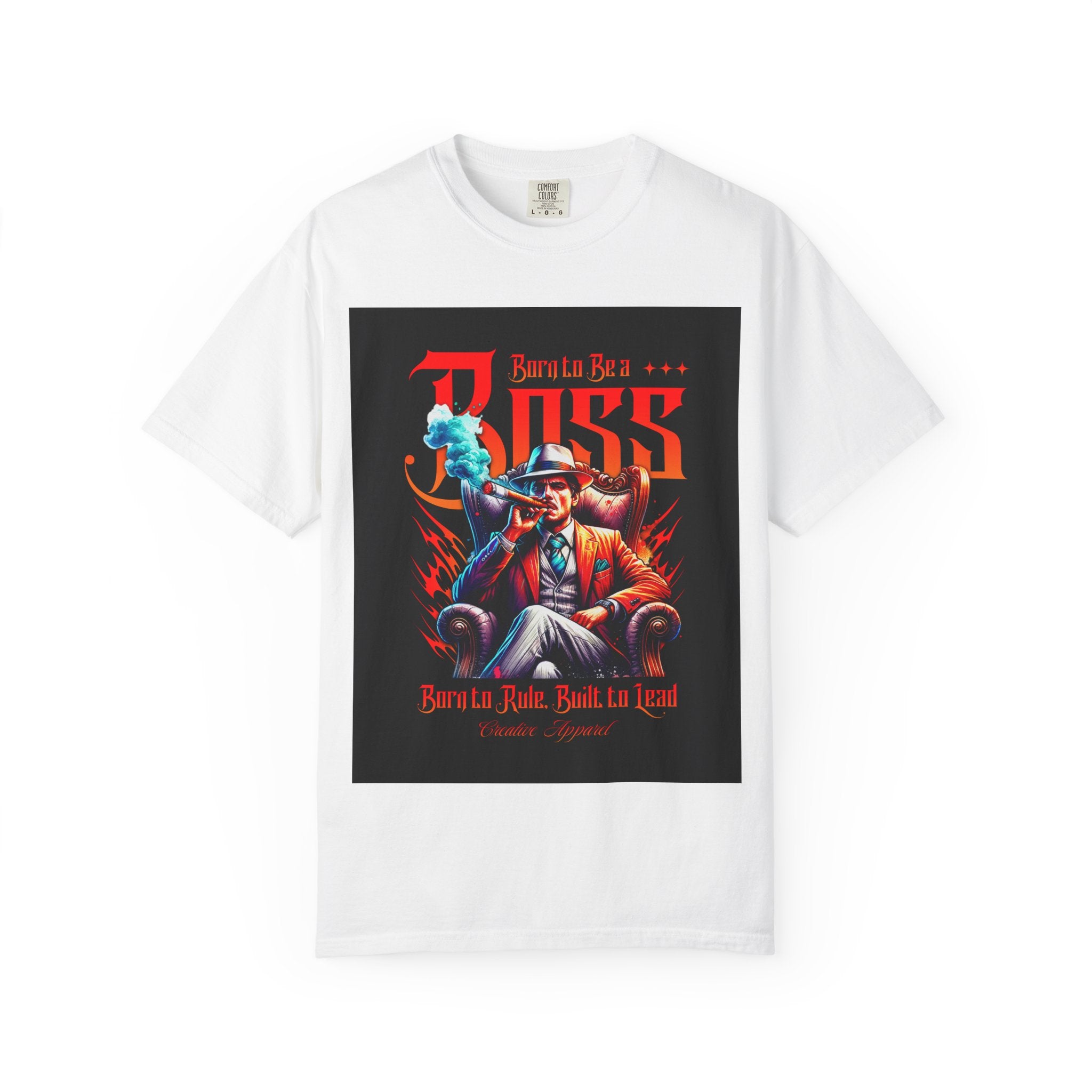 Boss Vintage Graphic T-Shirt — "Born to Be a Boss" Retro Mafia Design
