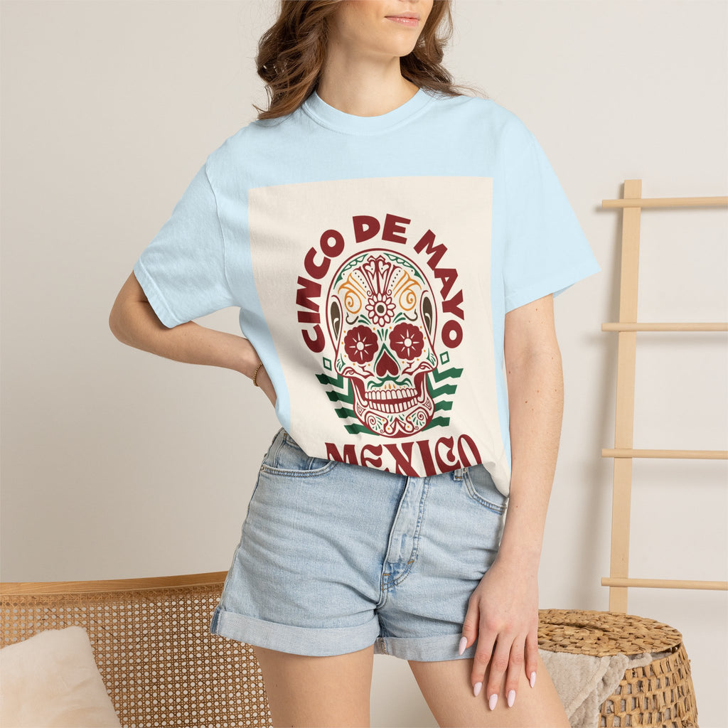 Cinco de Mayo Mexico Sugar Skull T-Shirt