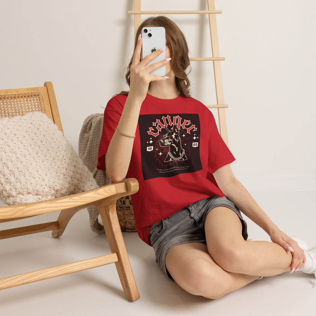Vintage Gothic Cat Tee — 'Witchery' Retro Occult Graphic T-Shirt