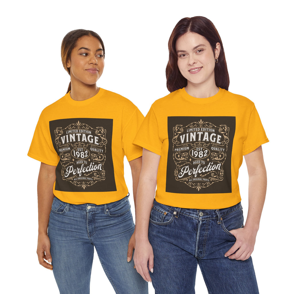 Vintage 1982 T-Shirt – Limited Edition Retro Birthday Gift