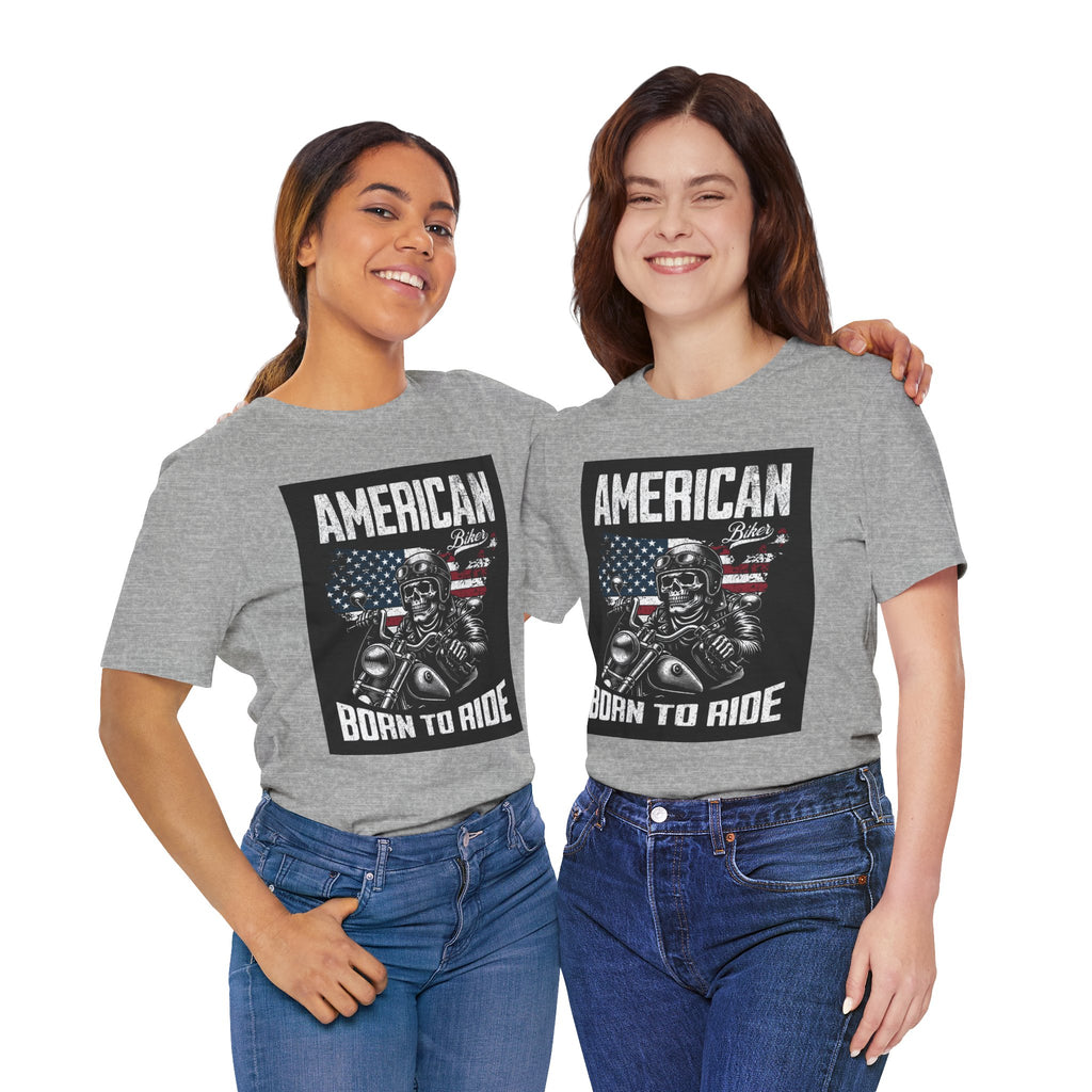 Born to Ride American Biker T-Shirt