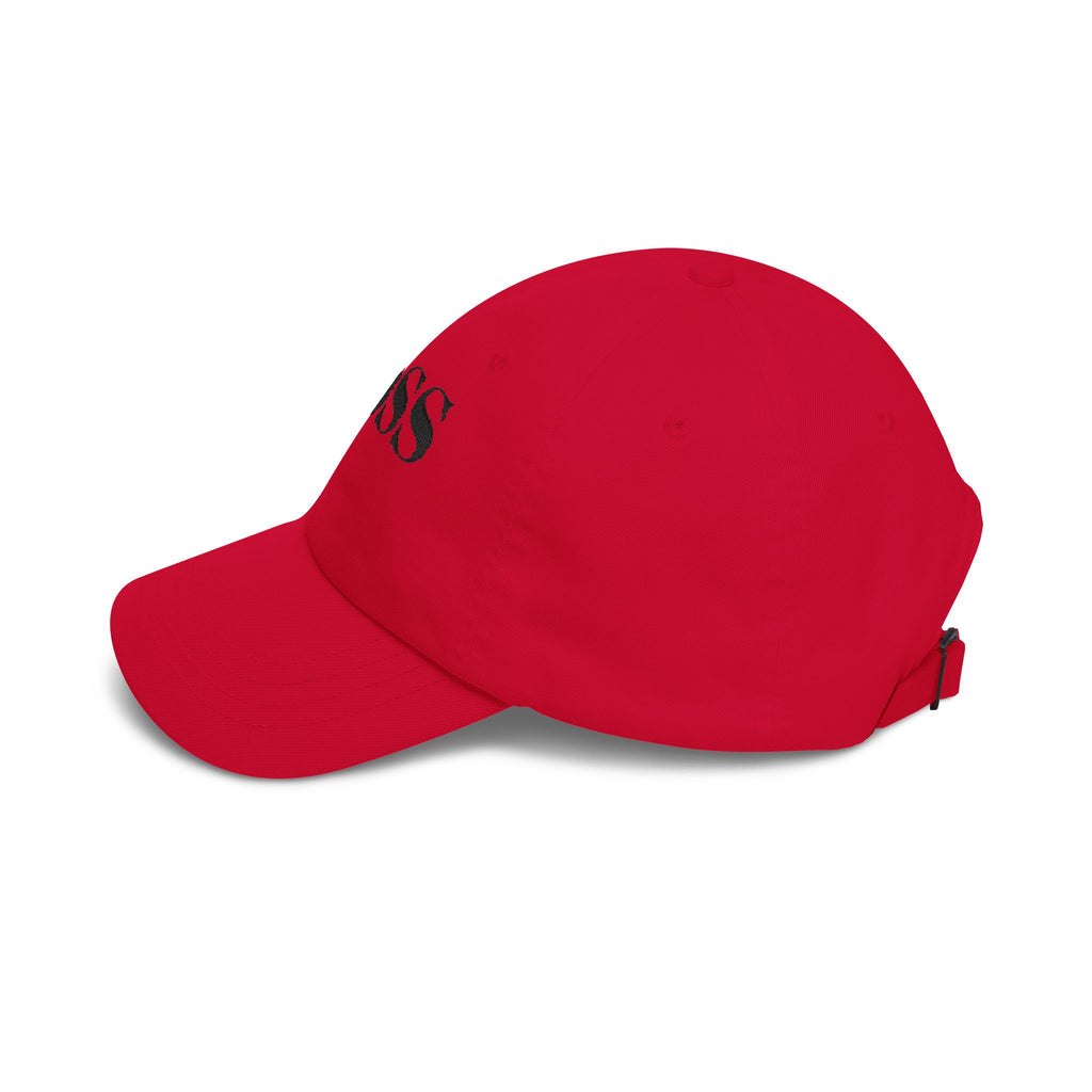 BOSS Embroidered Dad Cap - Classic White Baseball Hat