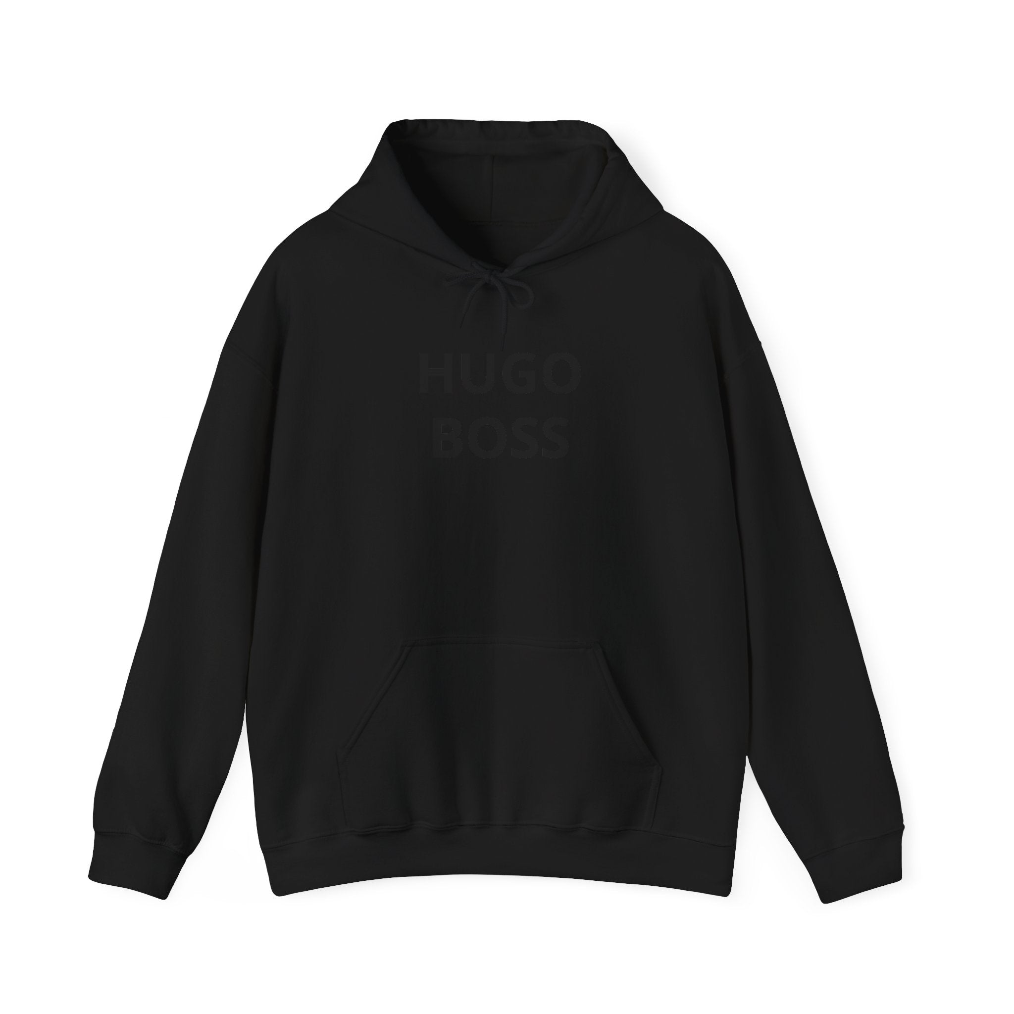 Hugo Boss Minimal Logo Hoodie — White Graphic Pullover