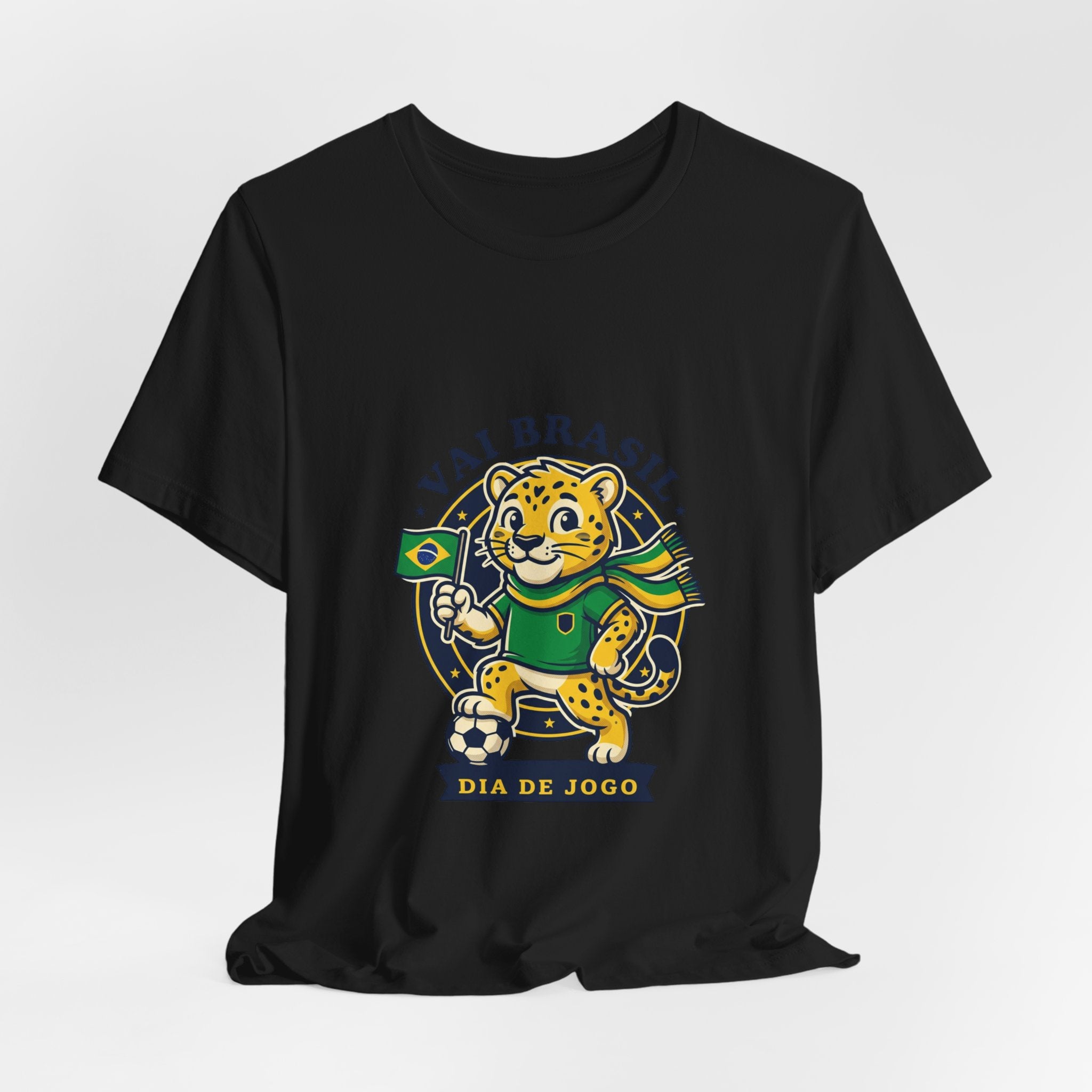 Vai Brasil Jaguar Soccer Tee | Brazil Pride, National Colors