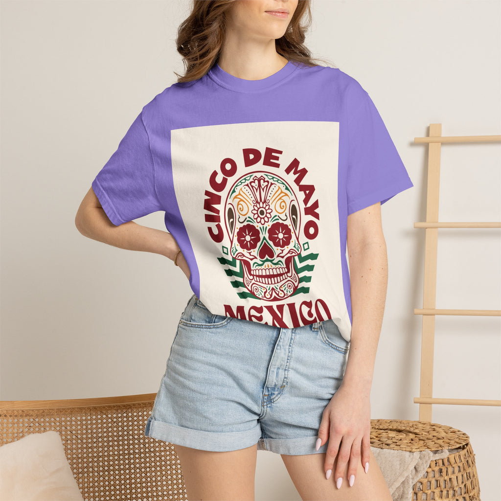 Cinco de Mayo Mexico Sugar Skull T-Shirt