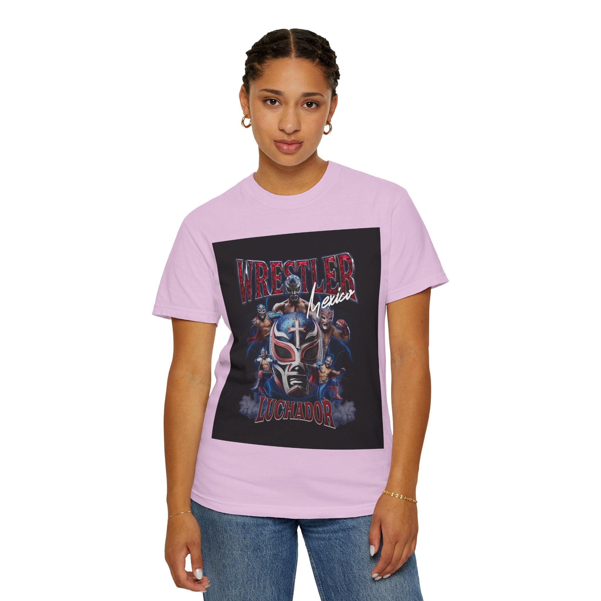 Wrestler Luchador Graphic T-Shirt — Mexican Masked Wrestling Tee