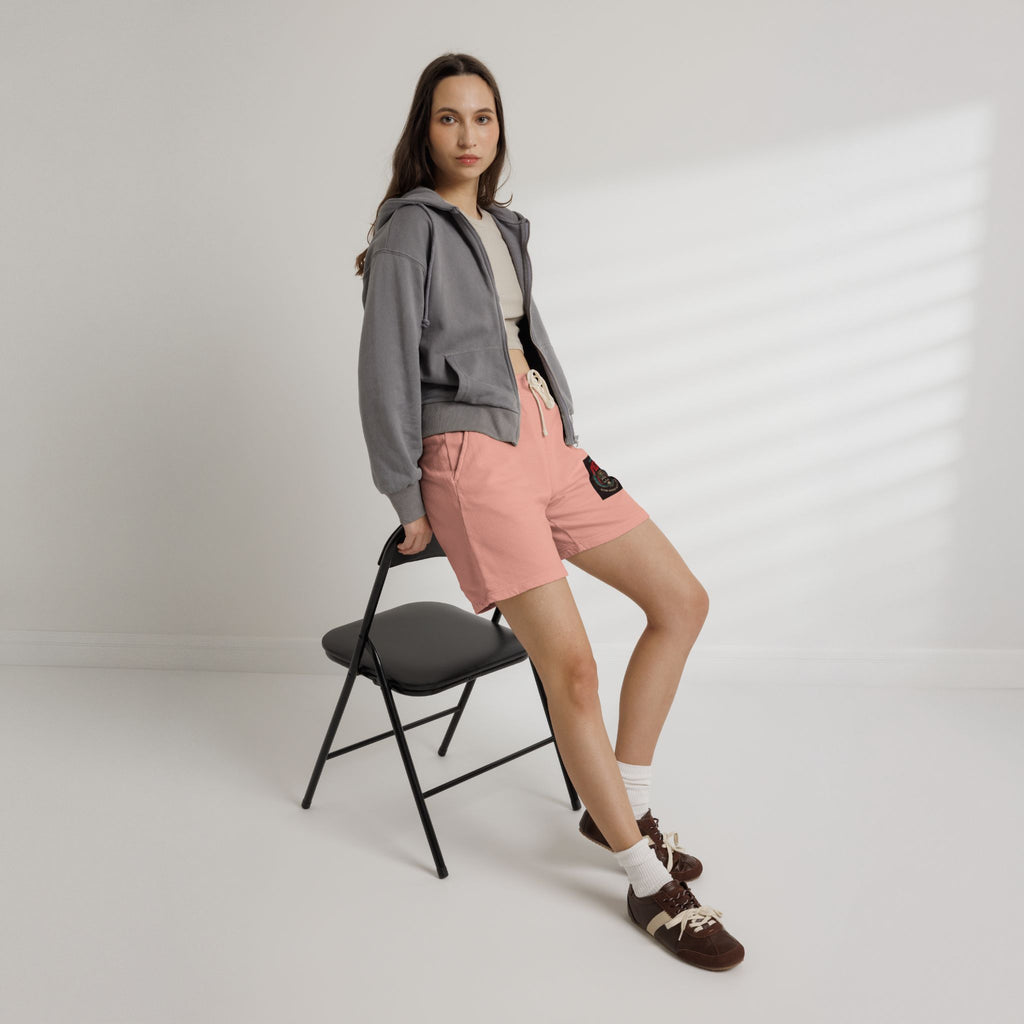 Fleece Sweat Shorts — 'House of Perks' Vintage Patch Lounge Shorts