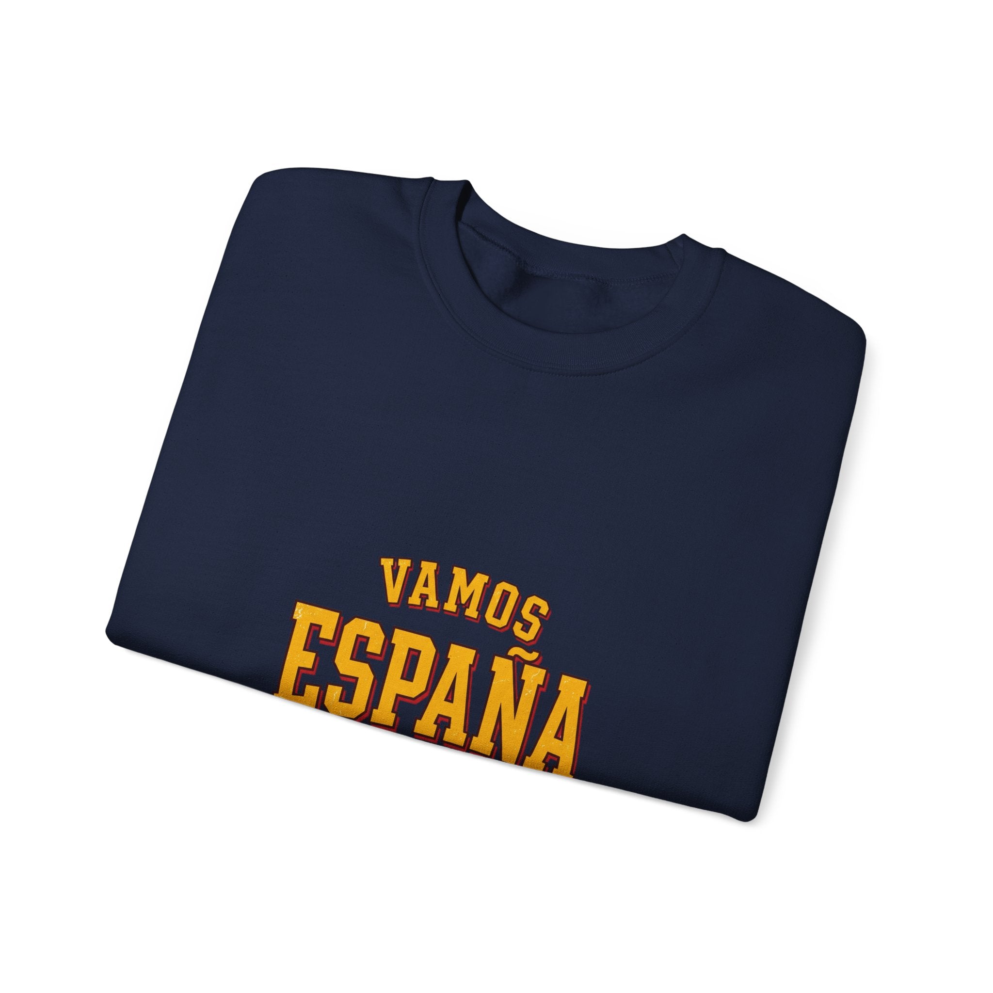 Vamos España Match Day Crewneck Sweatshirt | Spain soccer pride, red & yellow