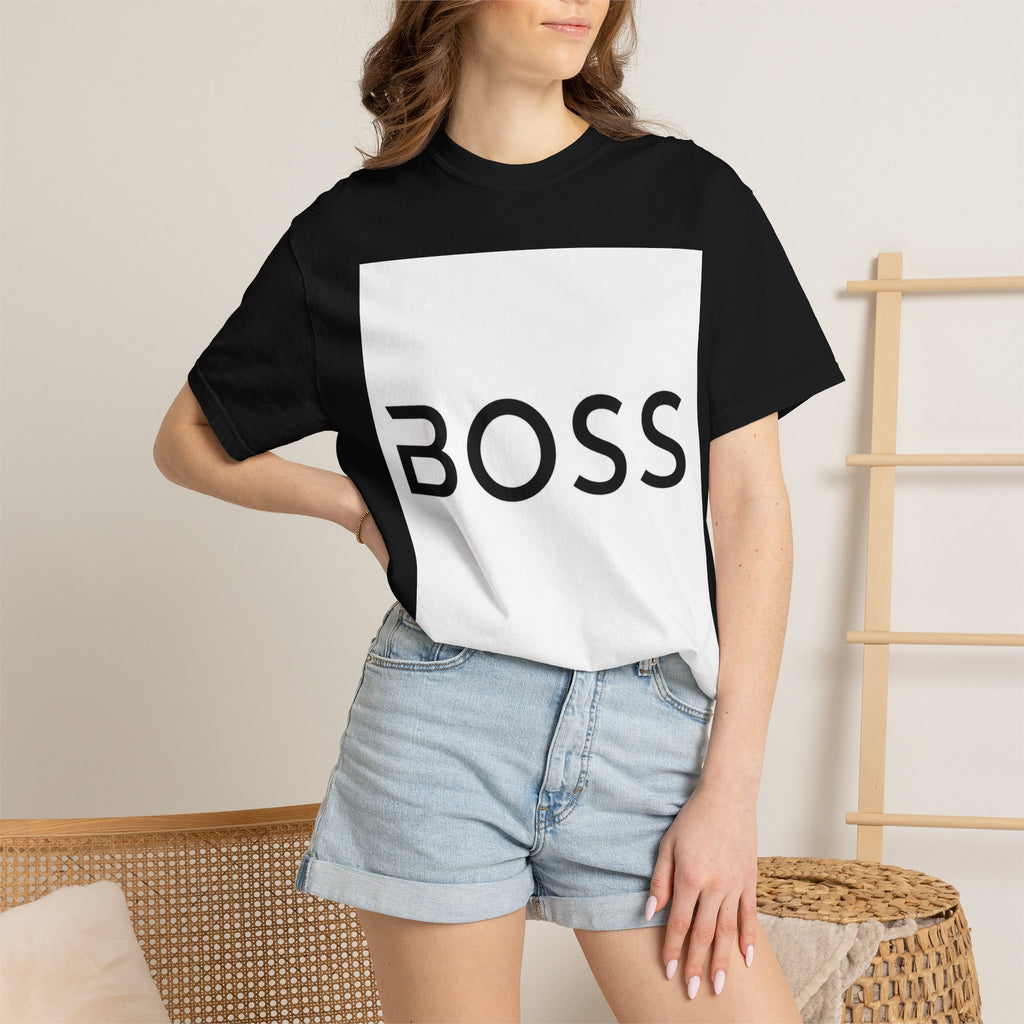 BOSS Graphic T-Shirt — Bold Minimalist Logo Tee for Confident Style