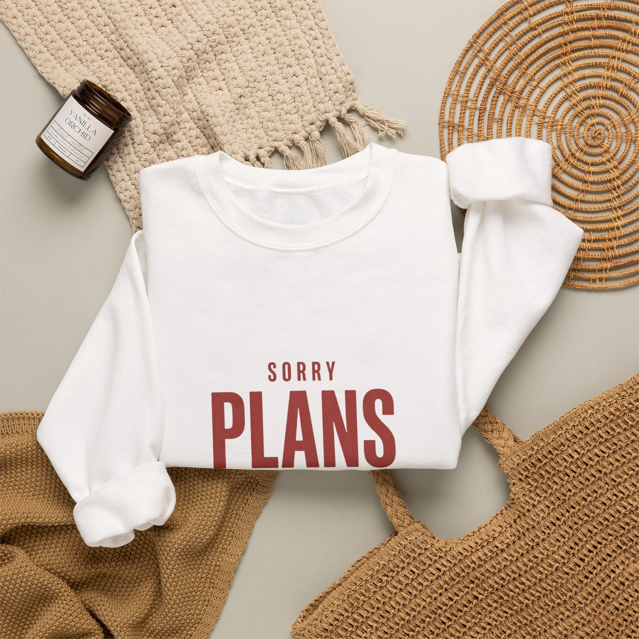 Plans Canceled Sweatshirt | Women's Sports Fandom, Game Day Crewneck
