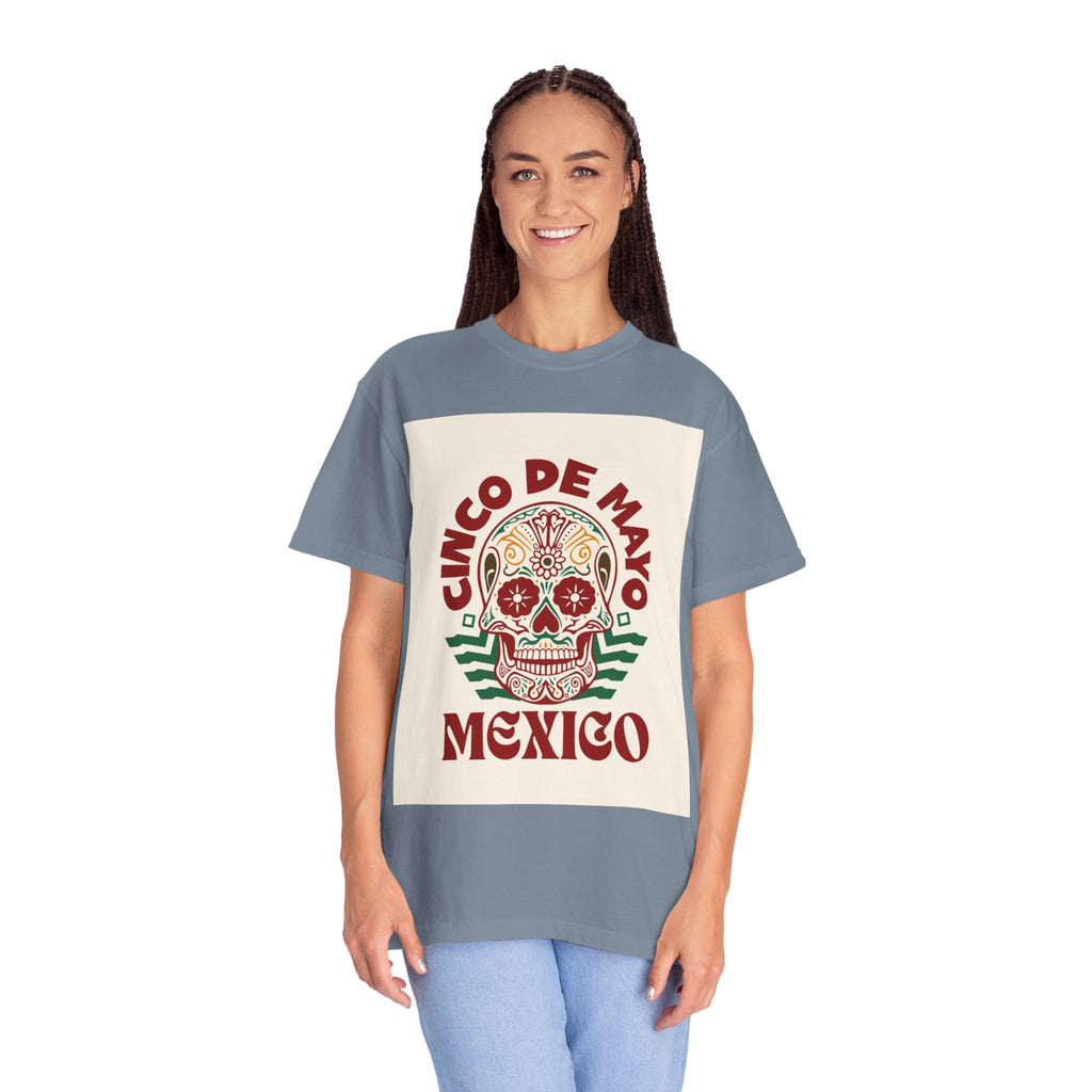 Cinco de Mayo Mexico Sugar Skull T-Shirt