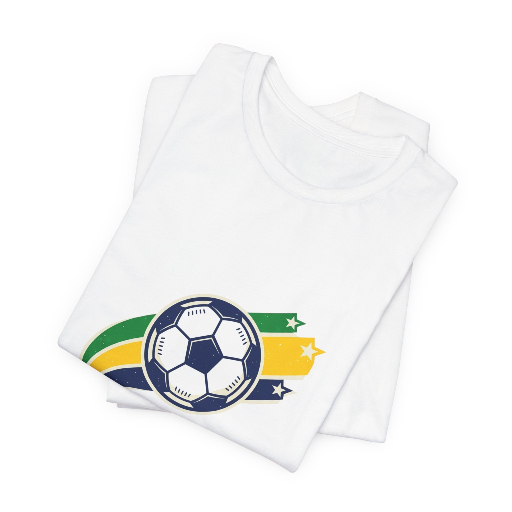 Futebol Brasil Soccer Tee | Brazil Flag Colors, National Pride Shirt