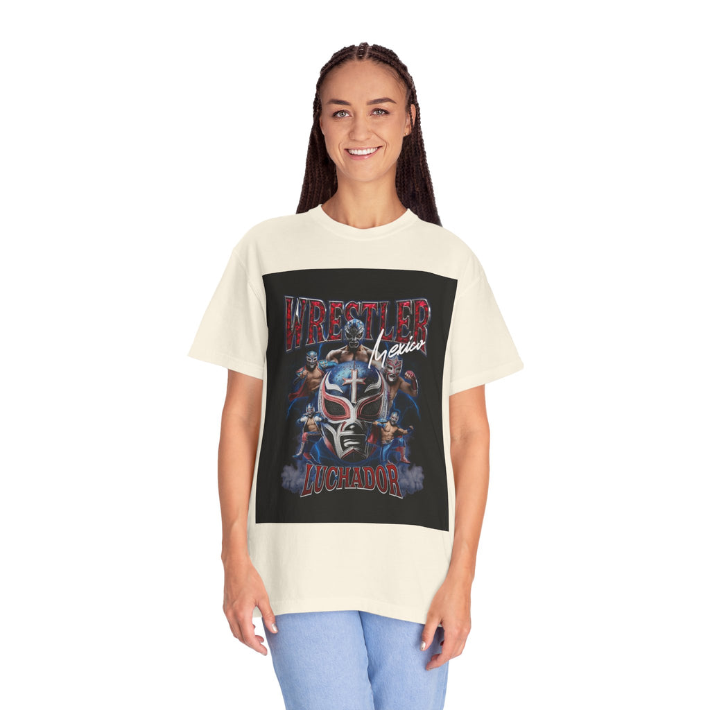 Wrestler Luchador Graphic T-Shirt — Mexican Masked Wrestling Tee