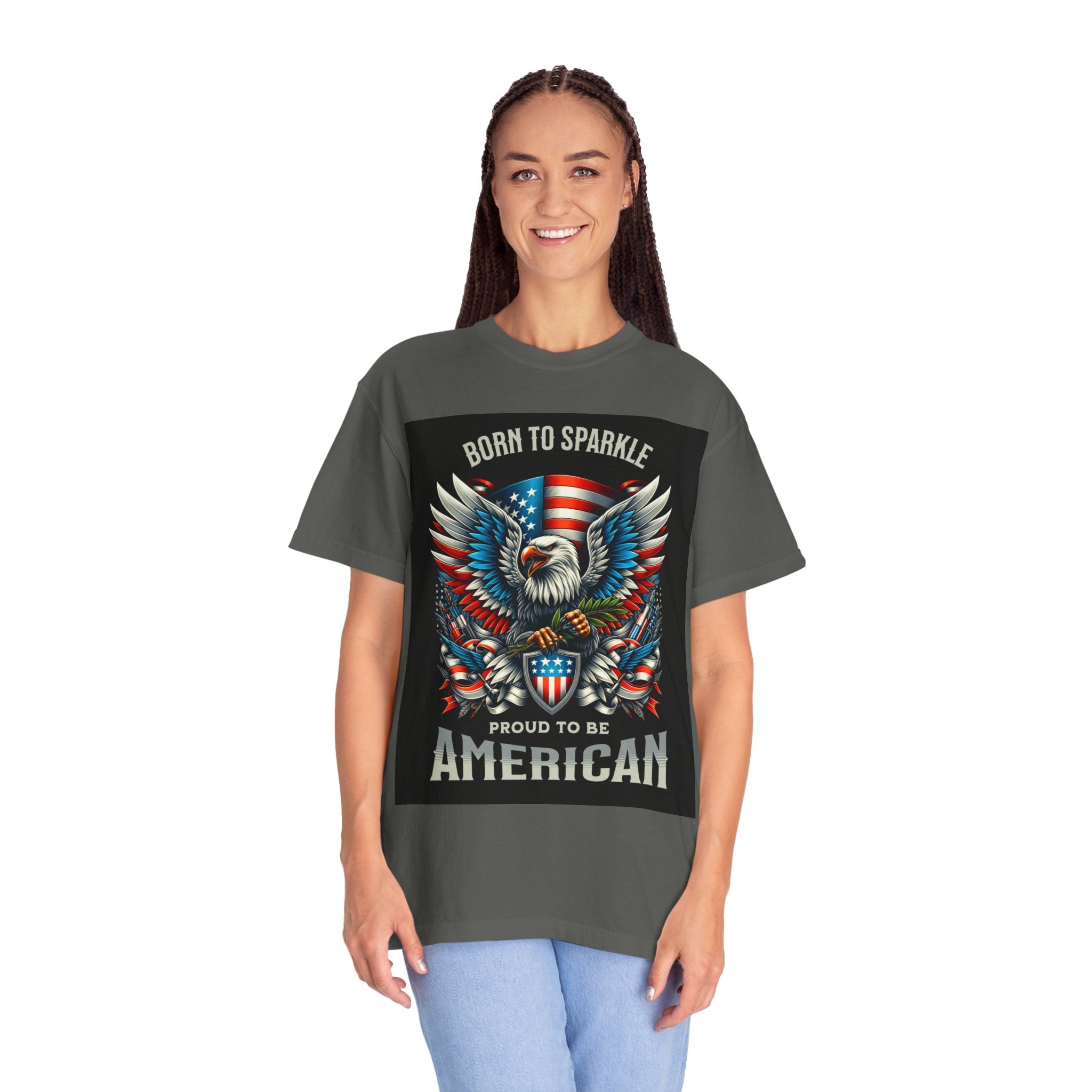 Born to Sparkle Proud to Be American T-Shirt