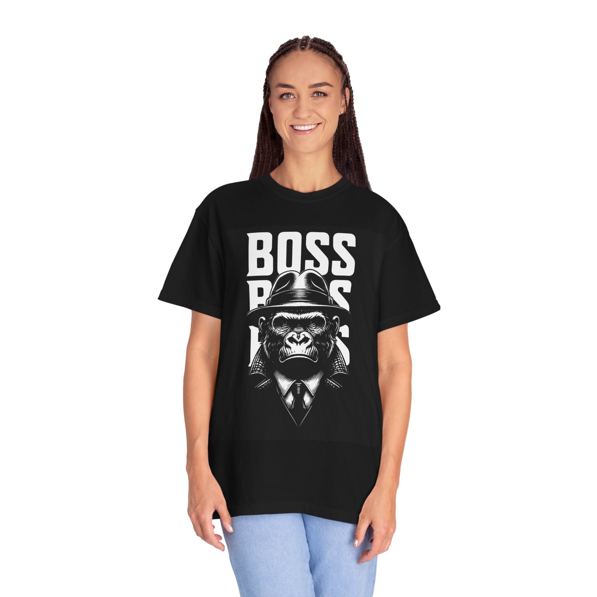 Boss Ape T-Shirt — Graphic "BOSS" Monkey Suit Tee