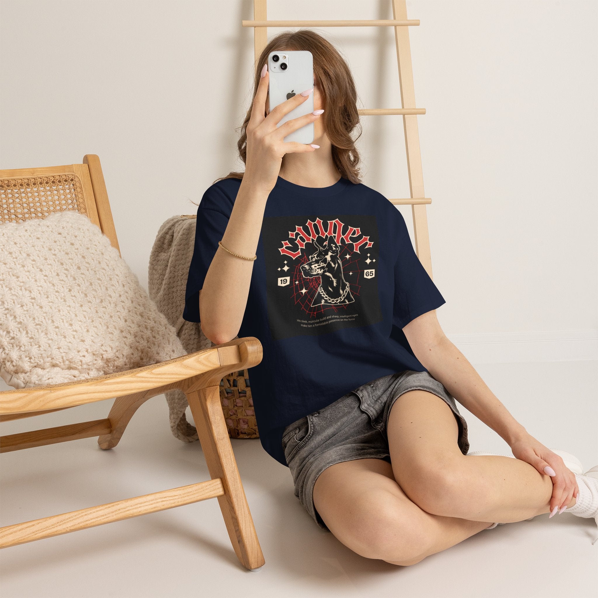 Vintage Gothic Cat Tee — 'Witchery' Retro Occult Graphic T-Shirt