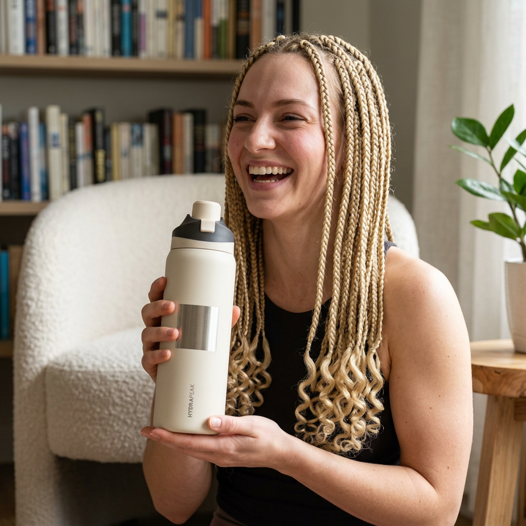 Insulated Water Bottle 32oz — Double-Wall Stainless Travel Bottle
