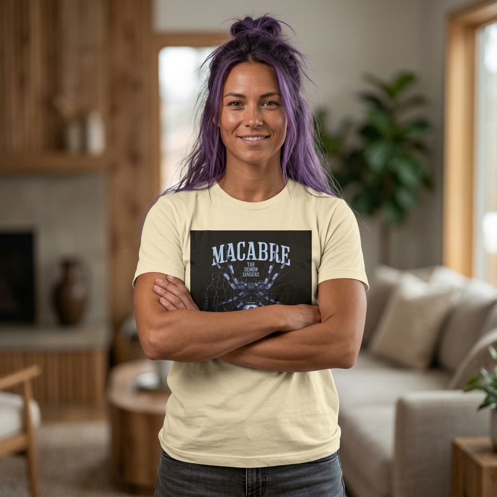 Macabre Spider Tee – 'Macabre' Graphic Horror T-Shirt