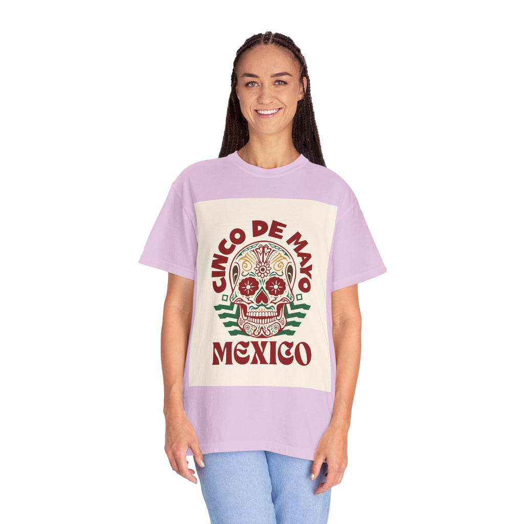 Cinco de Mayo Mexico Sugar Skull T-Shirt
