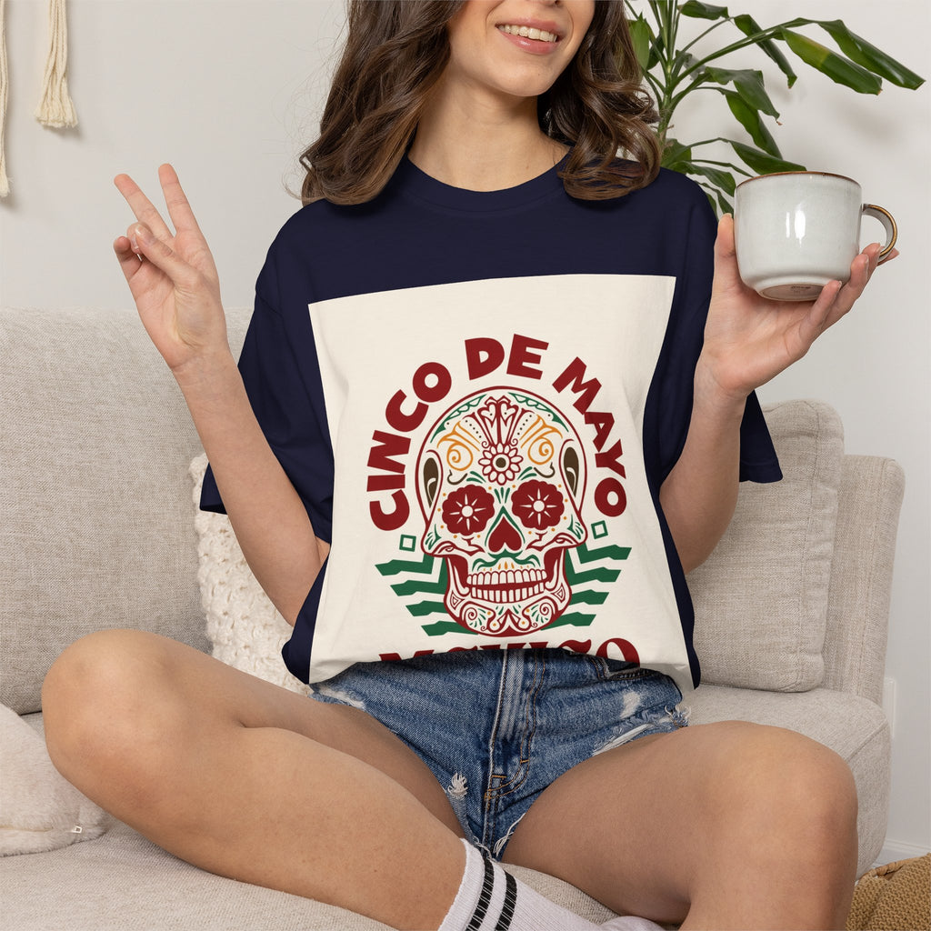 Cinco de Mayo Mexico Sugar Skull T-Shirt