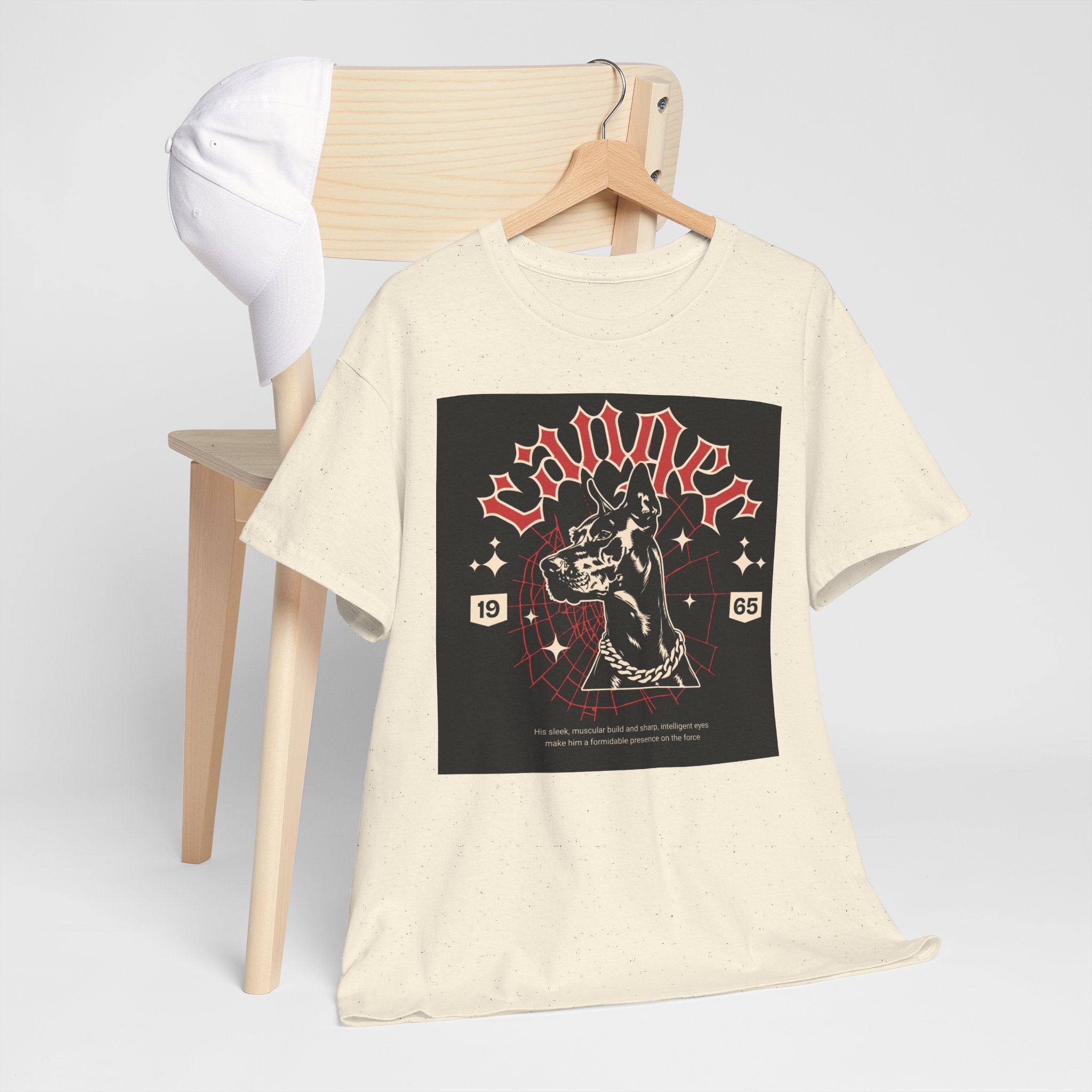 Vintage Gothic Cat Tee — 'Witchery' Retro Occult Graphic T-Shirt