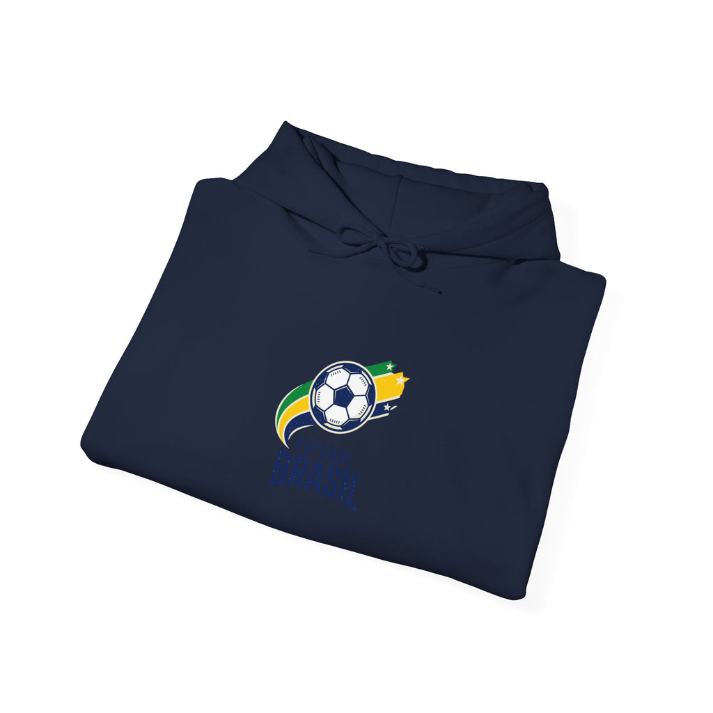 Brasil Soccer Crest Hoodie | Brazil Flag Colors, National Pride