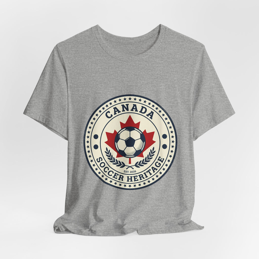 Canada Soccer Heritage Tee | Retro Soccer, Patriotic Fan Shirt
