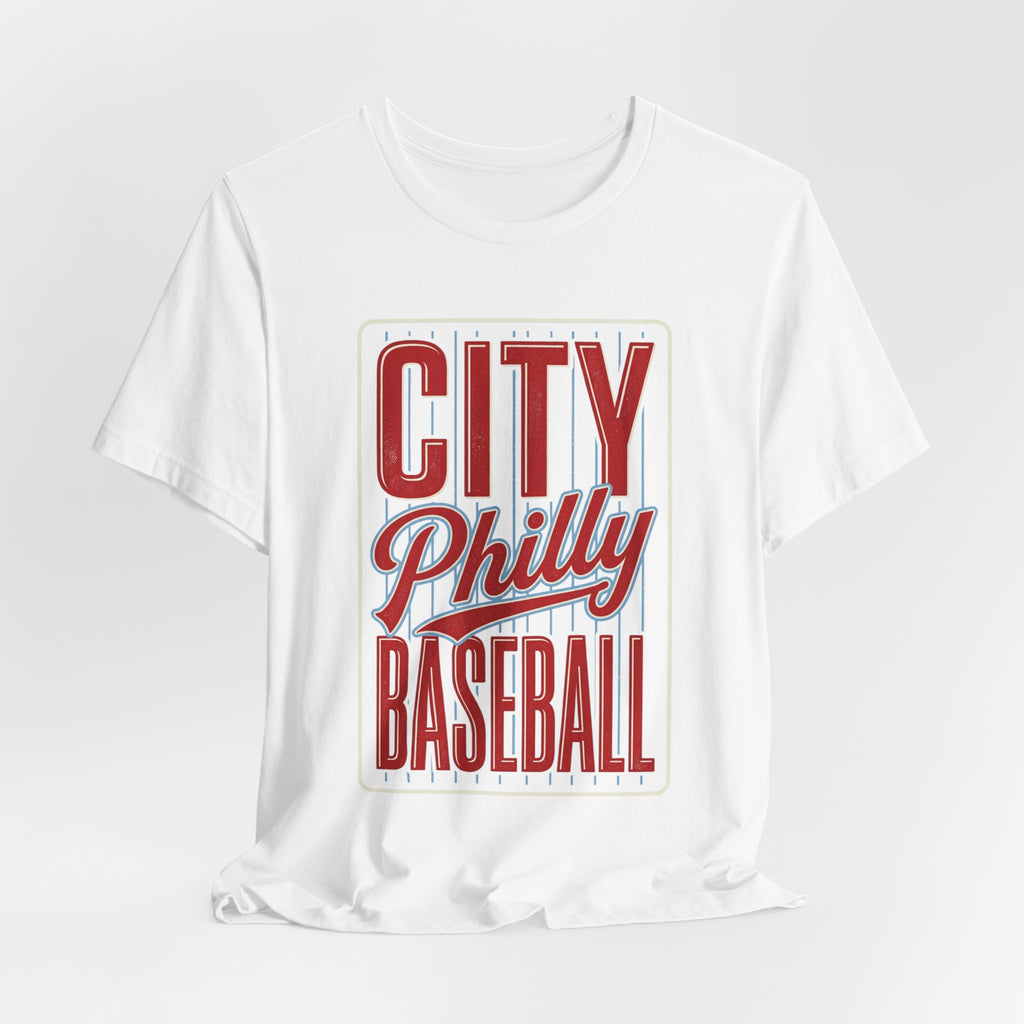 City Philly Baseball Tee | Philadelphia Baseball Pride, Local City Sportswear