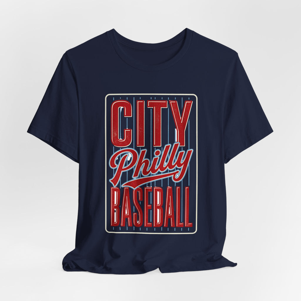City Philly Baseball Tee | Philadelphia Baseball Pride, Local City Sportswear