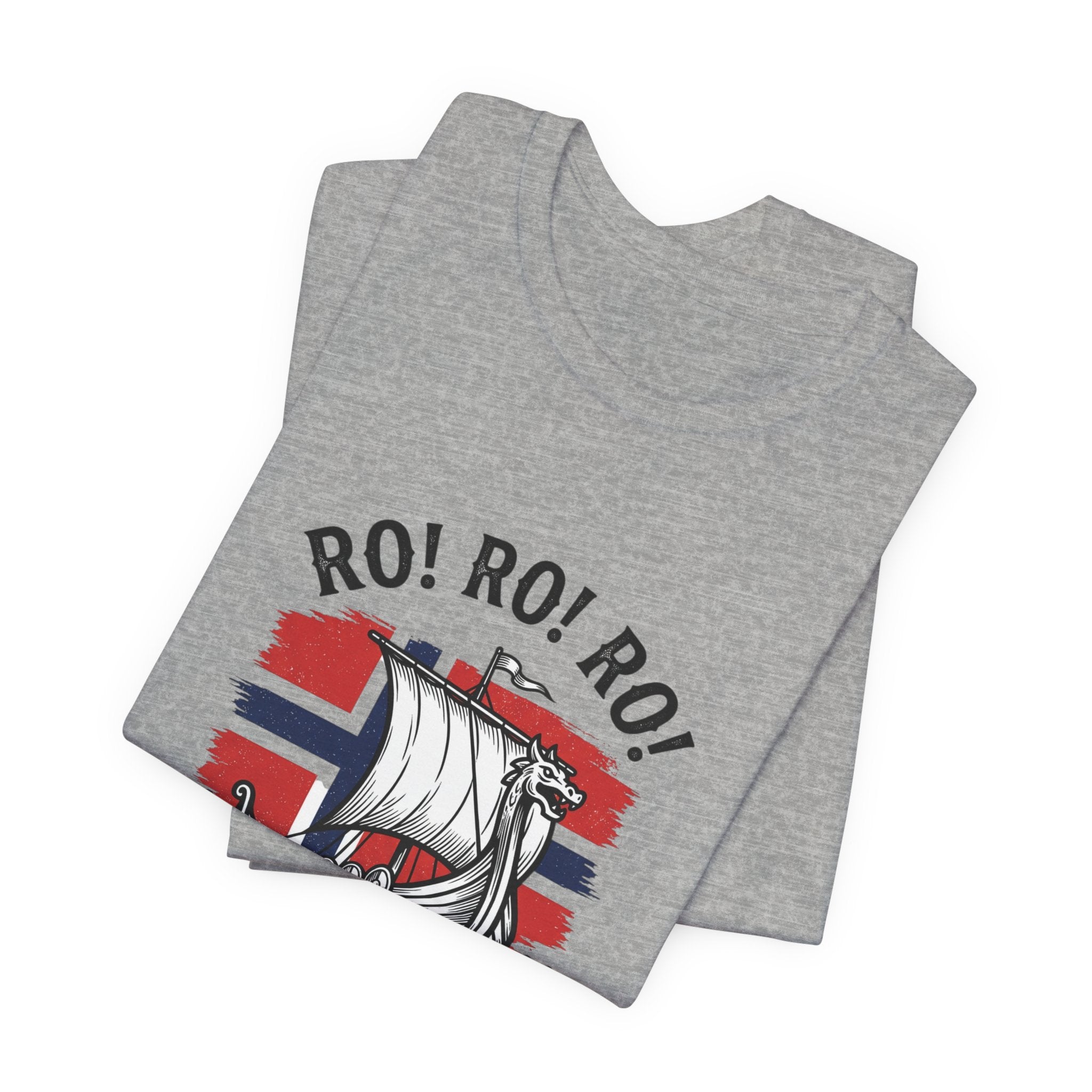 Ro! Ro! Ro! Viking Longship Norway Tee | Norwegian Flag, Football Chant