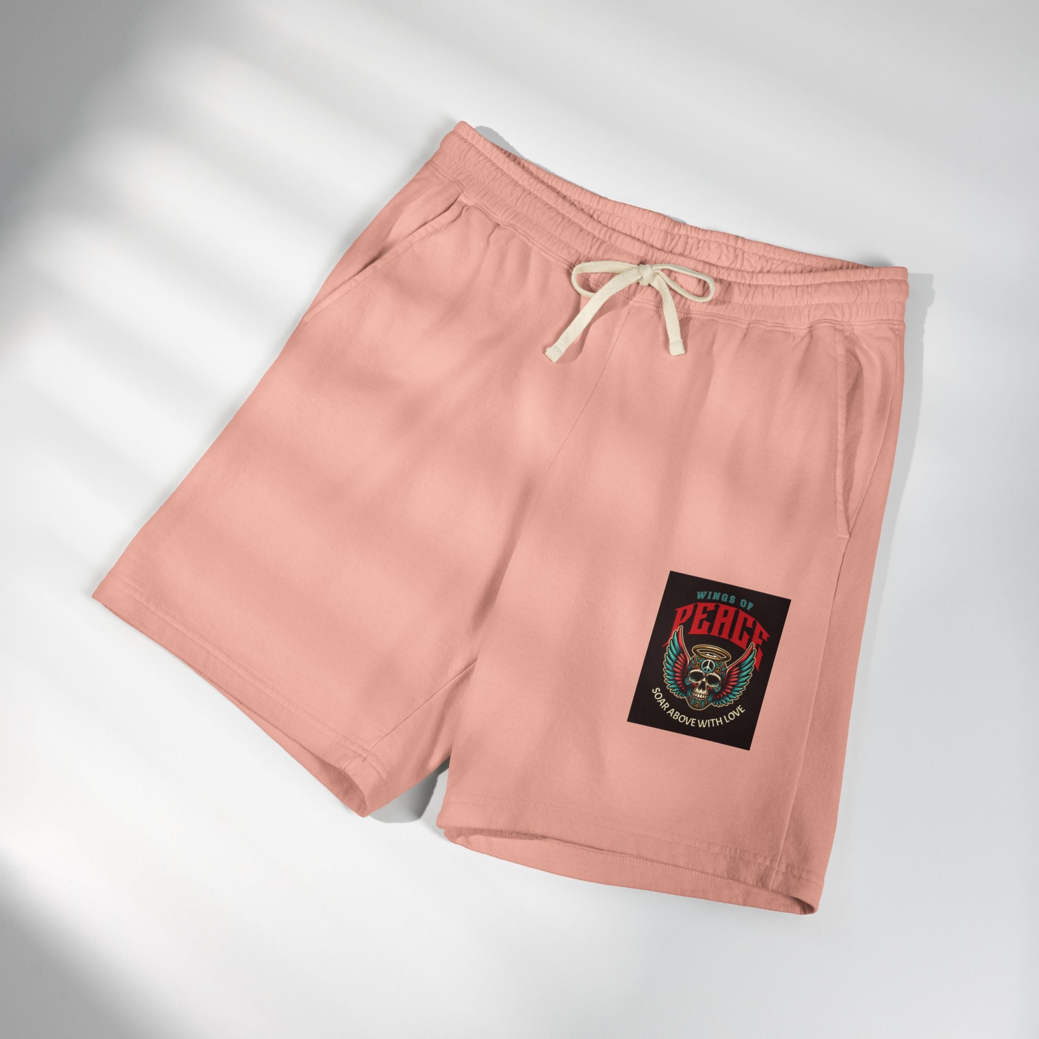 Fleece Sweat Shorts — 'House of Perks' Vintage Patch Lounge Shorts