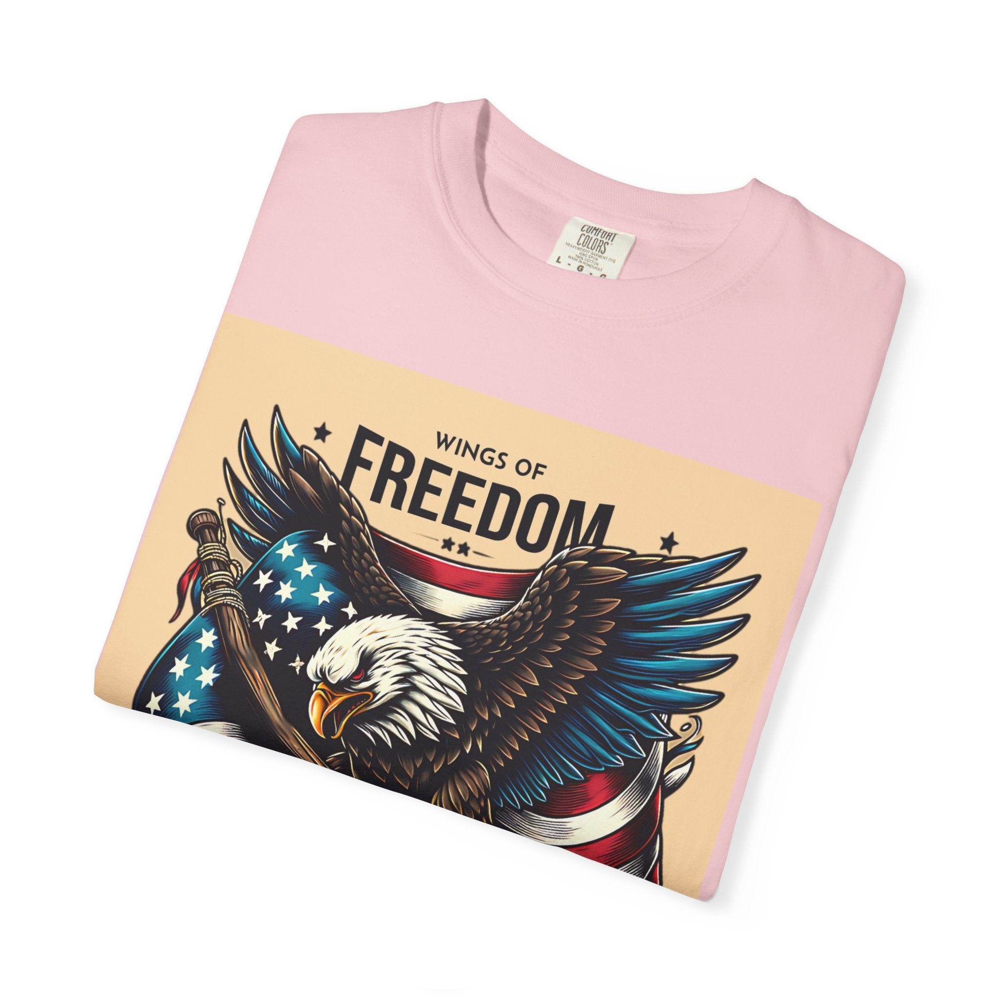 Freedom Eagle T-Shirt — Wings of America Patriotic Graphic Tee