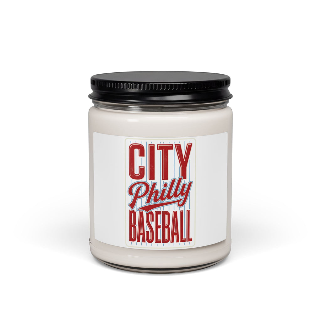 City Philly Baseball Candle | Philadelphia Pride Soy Candle