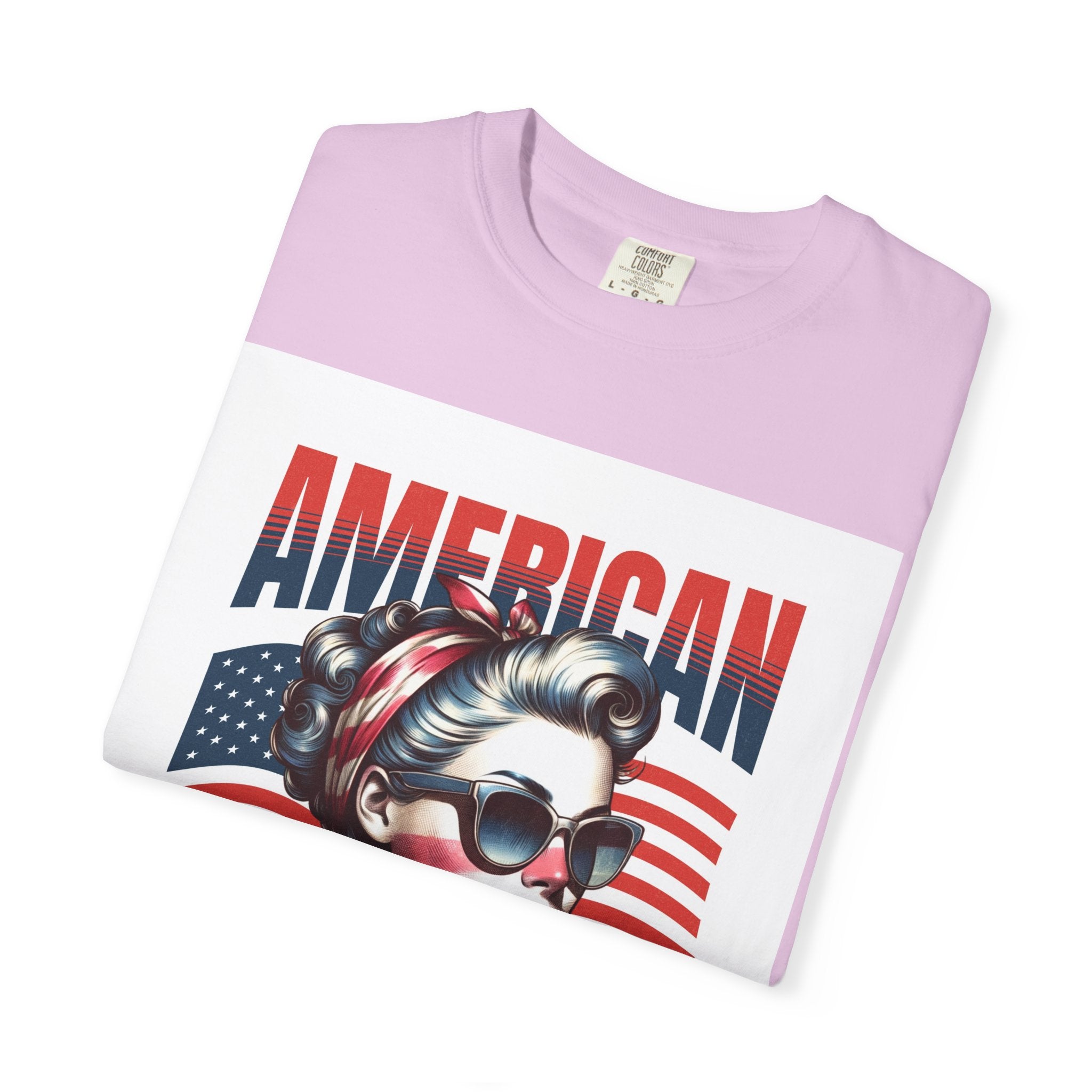 American Mama T‑Shirt — Vintage Patriotic Mom Tee