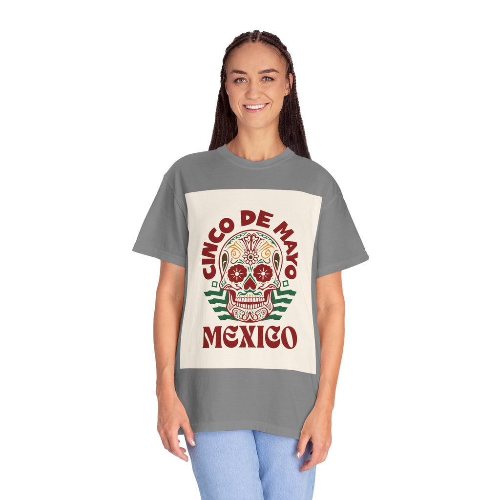 Cinco de Mayo Mexico Sugar Skull T-Shirt
