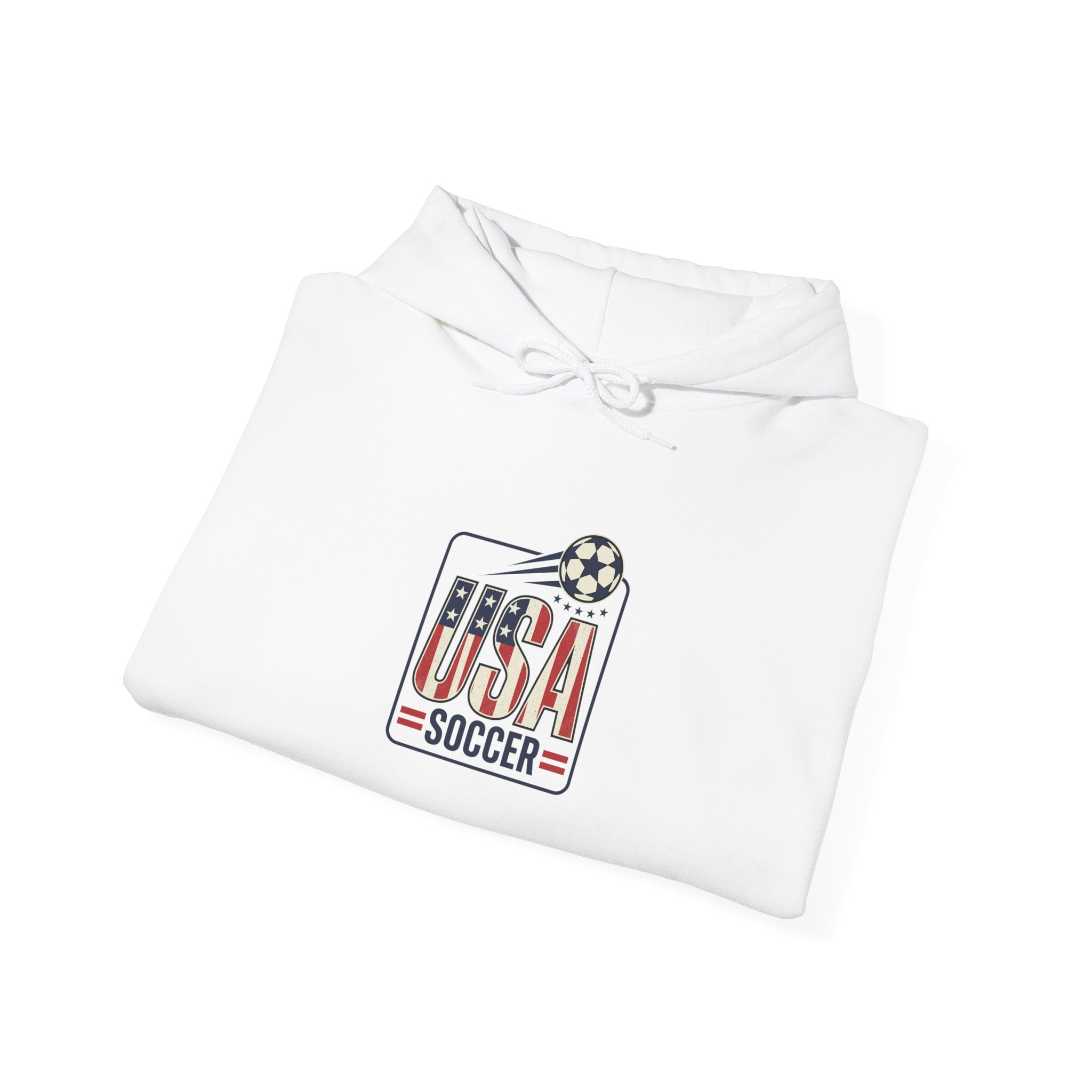 USA Soccer Hoodie | Country Pride, American Flag Crest
