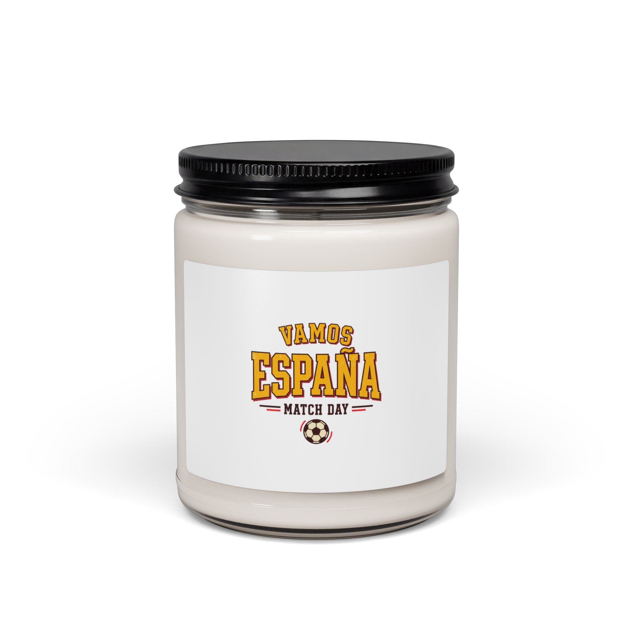 Vamos España Match Day Candle | Spain Soccer Pride, Red & Yellow