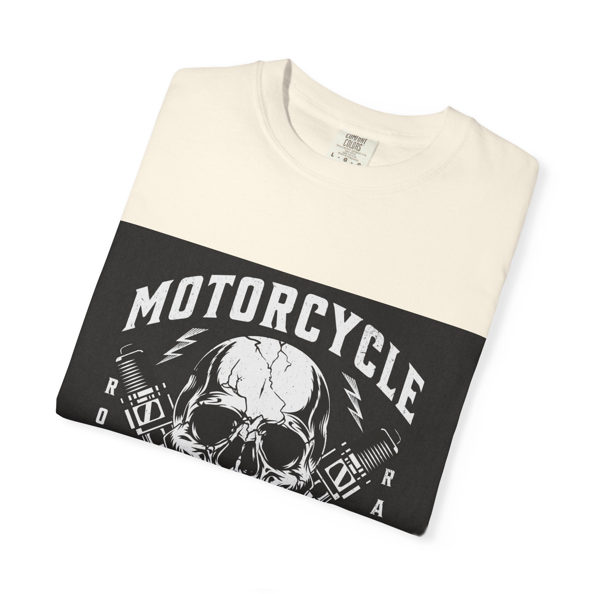 Motorcycle Skull Tee — "Legendary Riders" Vintage Biker Graphic T-Shirt