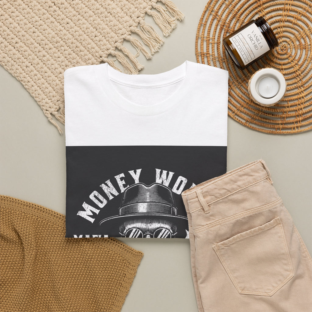 Money Works Dead Humanity Skull Tee
