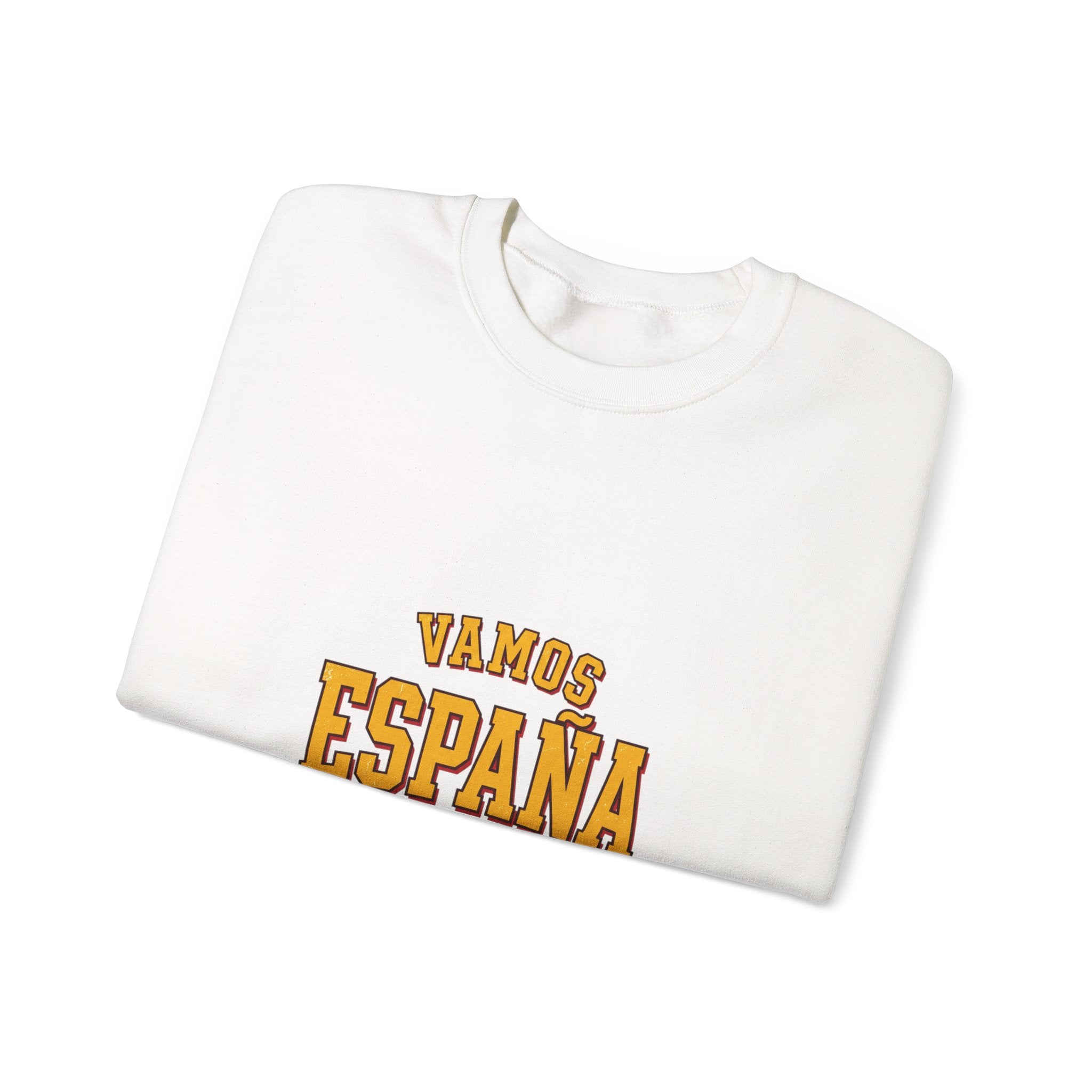Vamos España Match Day Crewneck Sweatshirt | Spain soccer pride, red & yellow