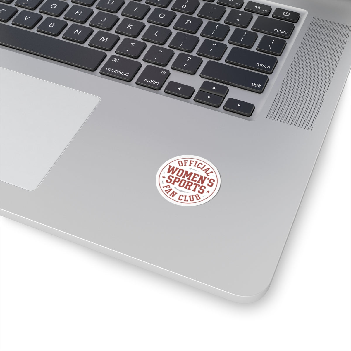 Women's Sports Fan Club Sticker | Kiss-Cut, Circle Support Women's Leagues