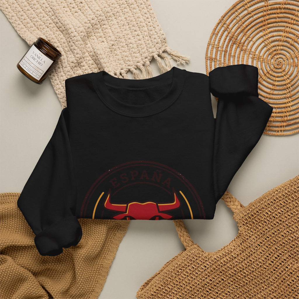 España Bull Crest Crewneck Sweatshirt | Spain Soccer Pride, Match Day
