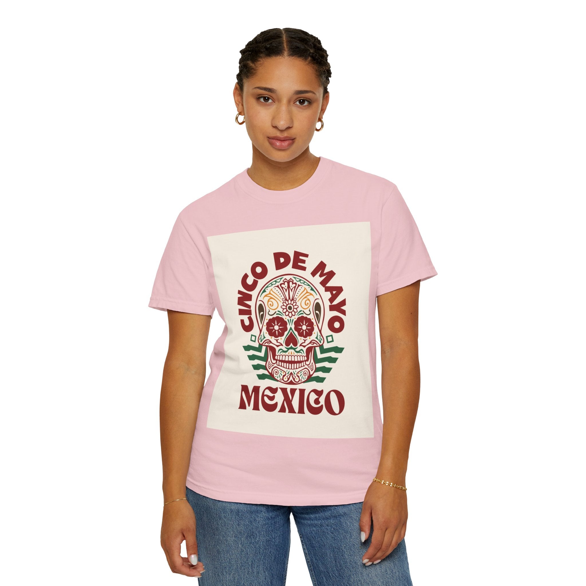Cinco de Mayo Mexico Sugar Skull T-Shirt