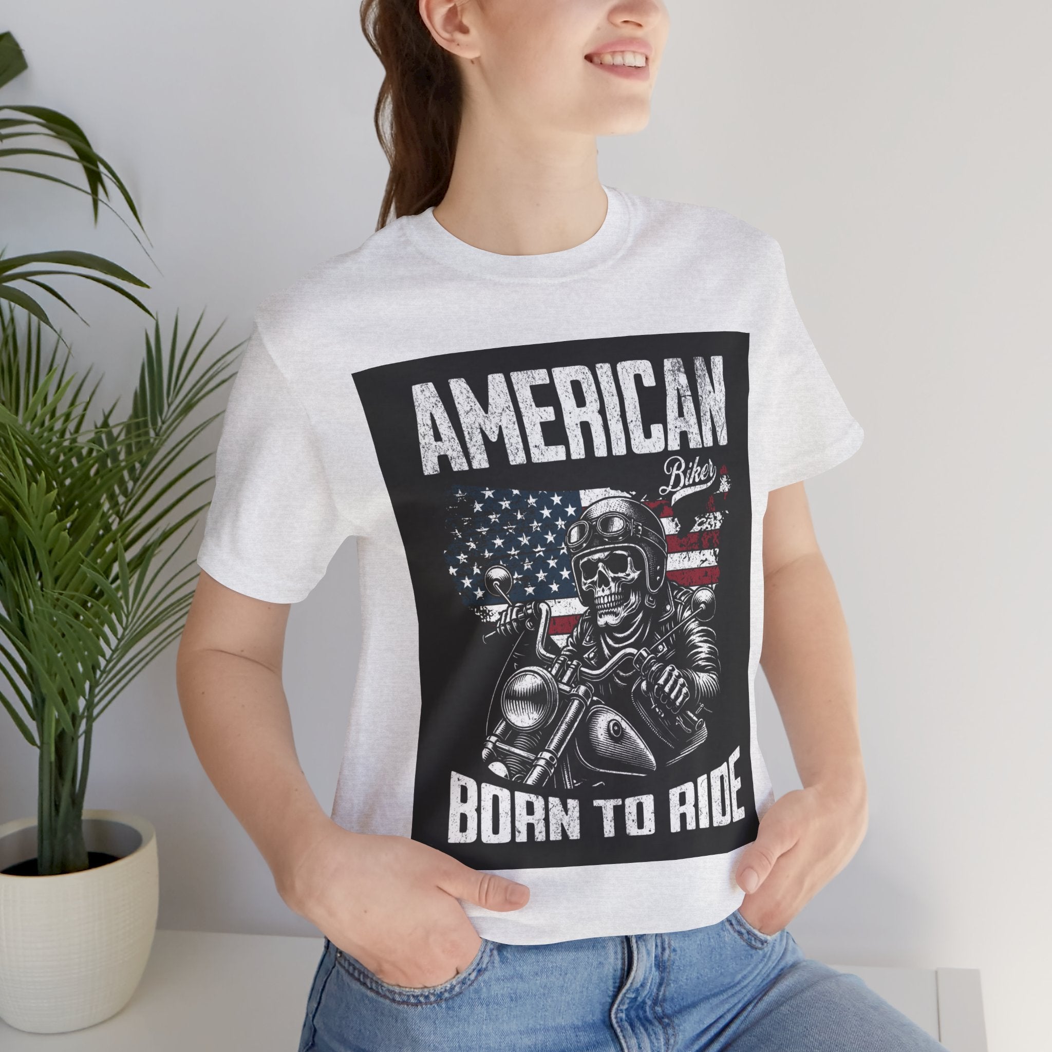 Born to Ride American Biker T-Shirt