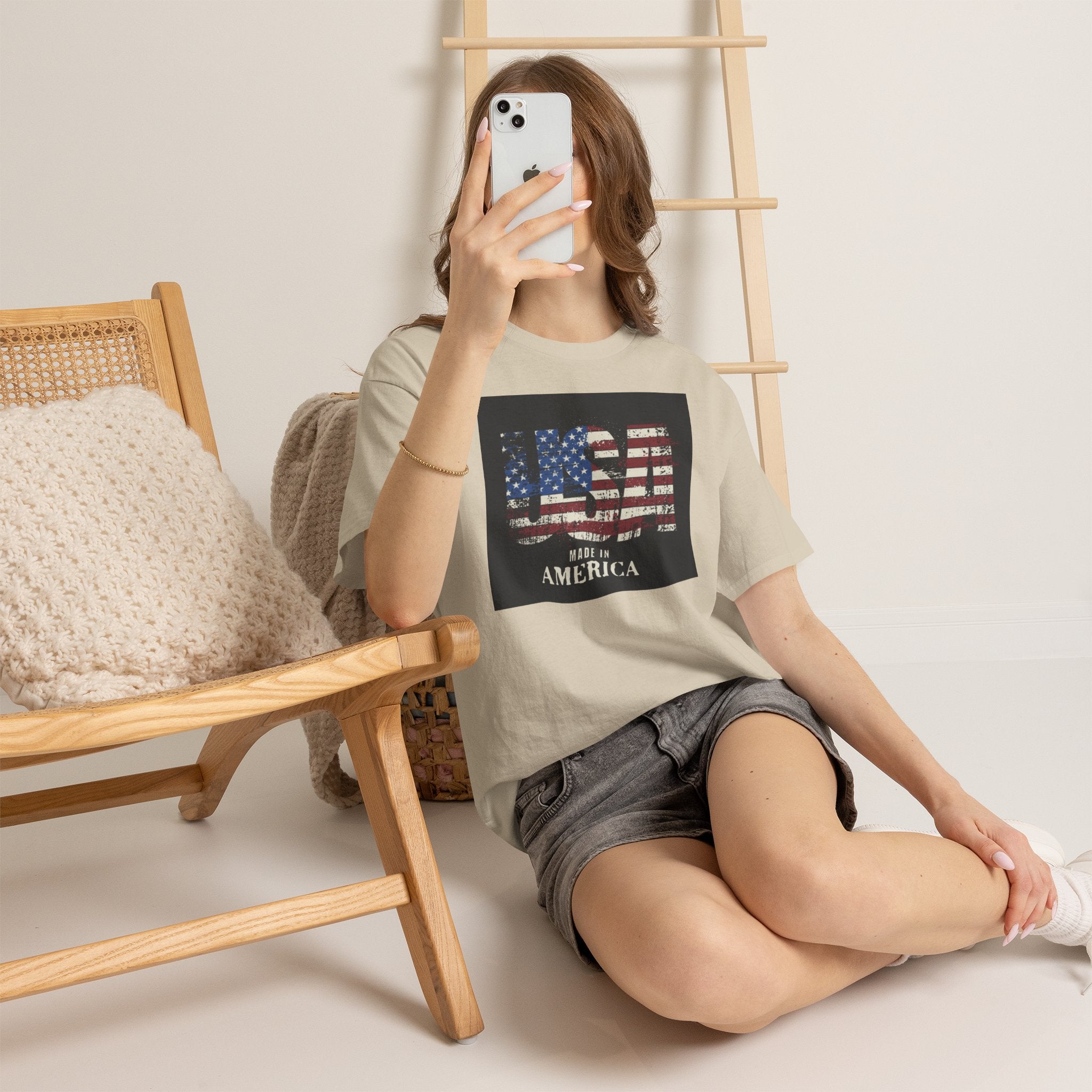 USA Flag 'Made in America' T-Shirt